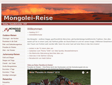 Tablet Screenshot of mongolei-reise.de